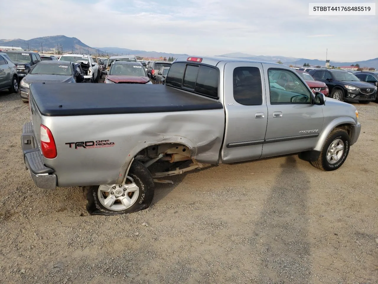 2006 Toyota Tundra Access Cab Sr5 VIN: 5TBBT44176S485519 Lot: 75658374