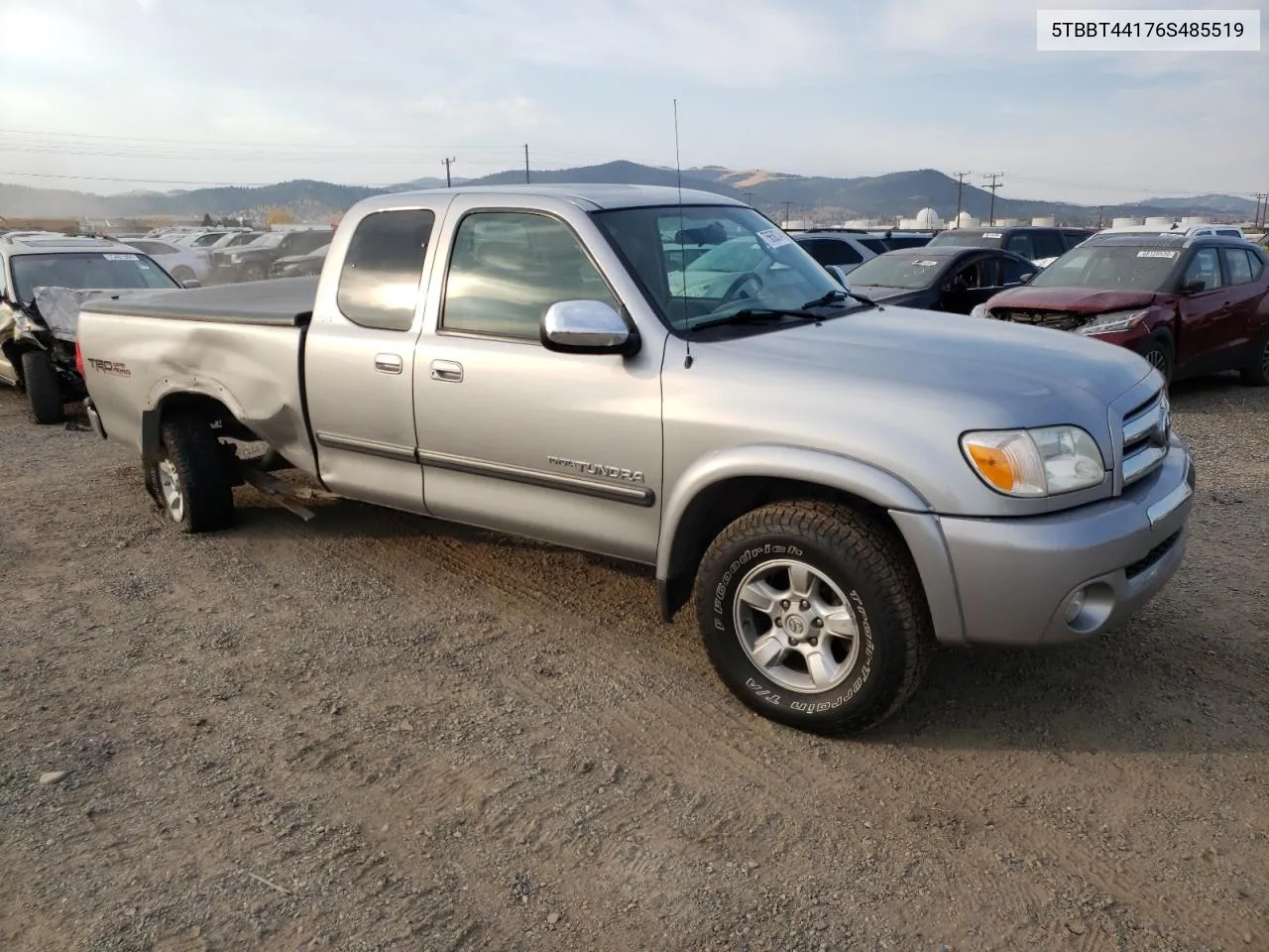 2006 Toyota Tundra Access Cab Sr5 VIN: 5TBBT44176S485519 Lot: 75658374