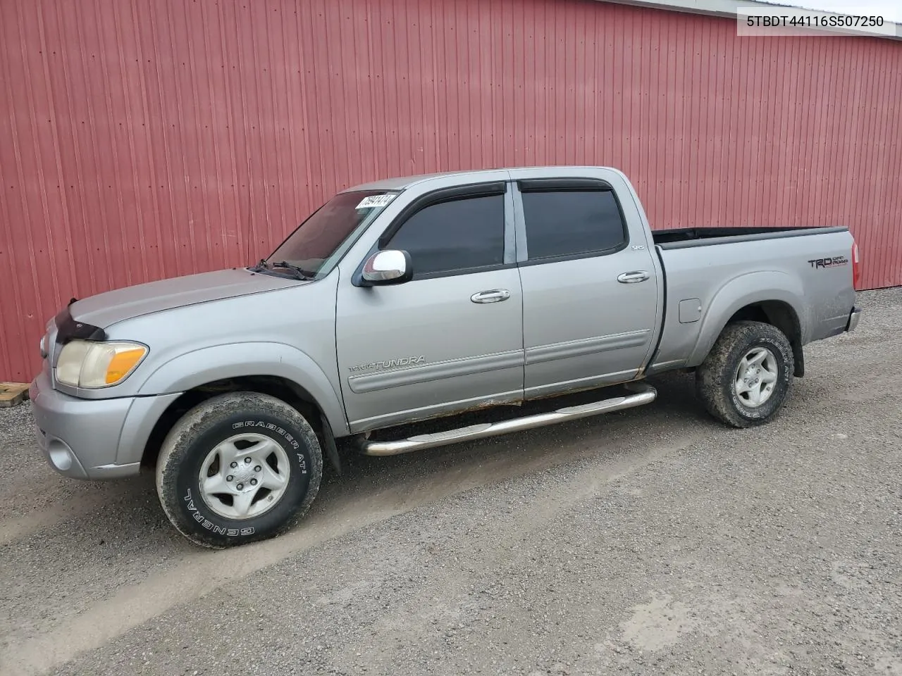 2006 Toyota Tundra Double Cab Sr5 VIN: 5TBDT44116S507250 Lot: 75941474