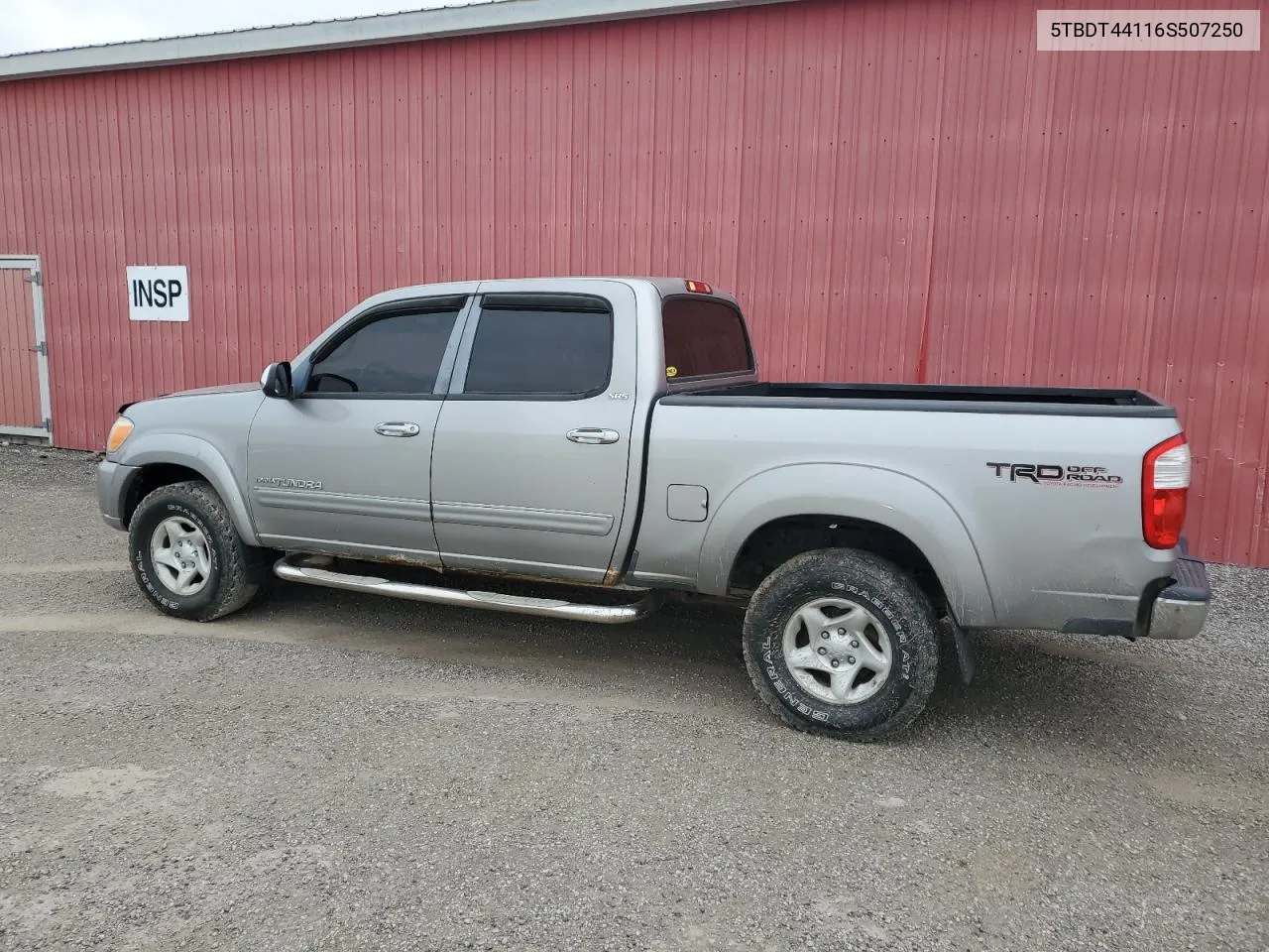 2006 Toyota Tundra Double Cab Sr5 VIN: 5TBDT44116S507250 Lot: 75941474