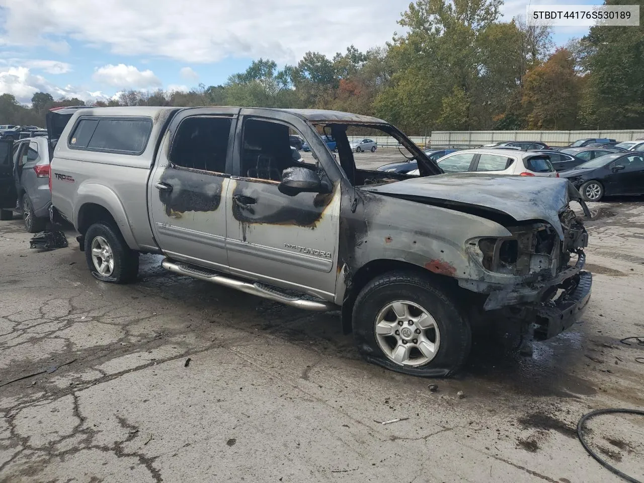 2006 Toyota Tundra Double Cab Sr5 VIN: 5TBDT44176S530189 Lot: 76070114