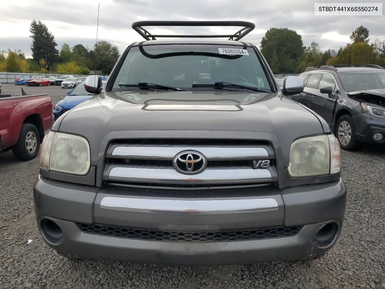 2006 Toyota Tundra Double Cab Sr5 VIN: 5TBDT441X6S550274 Lot: 76085264