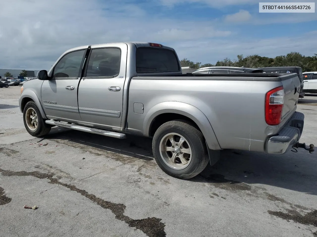 2006 Toyota Tundra Double Cab Sr5 VIN: 5TBDT44166S543726 Lot: 76085654