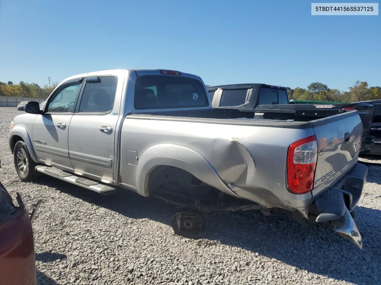 2006 Toyota Tundra Double Cab Sr5 VIN: 5TBDT44156S537125 Lot: 76090304