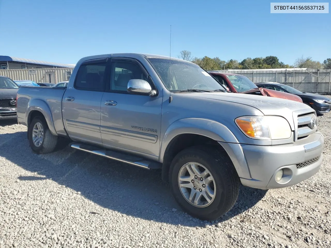 2006 Toyota Tundra Double Cab Sr5 VIN: 5TBDT44156S537125 Lot: 76090304