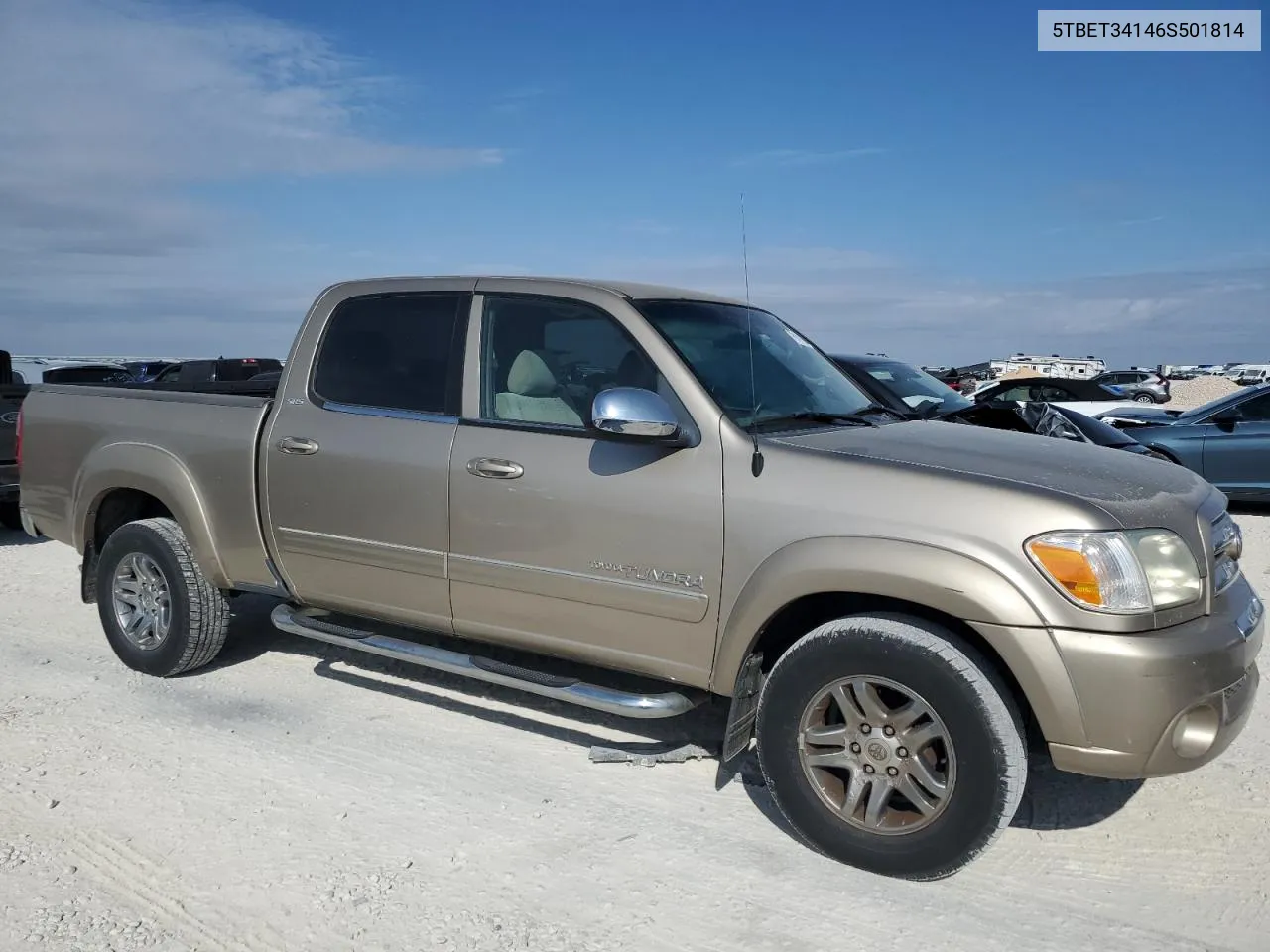 2006 Toyota Tundra Double Cab Sr5 VIN: 5TBET34146S501814 Lot: 76111534