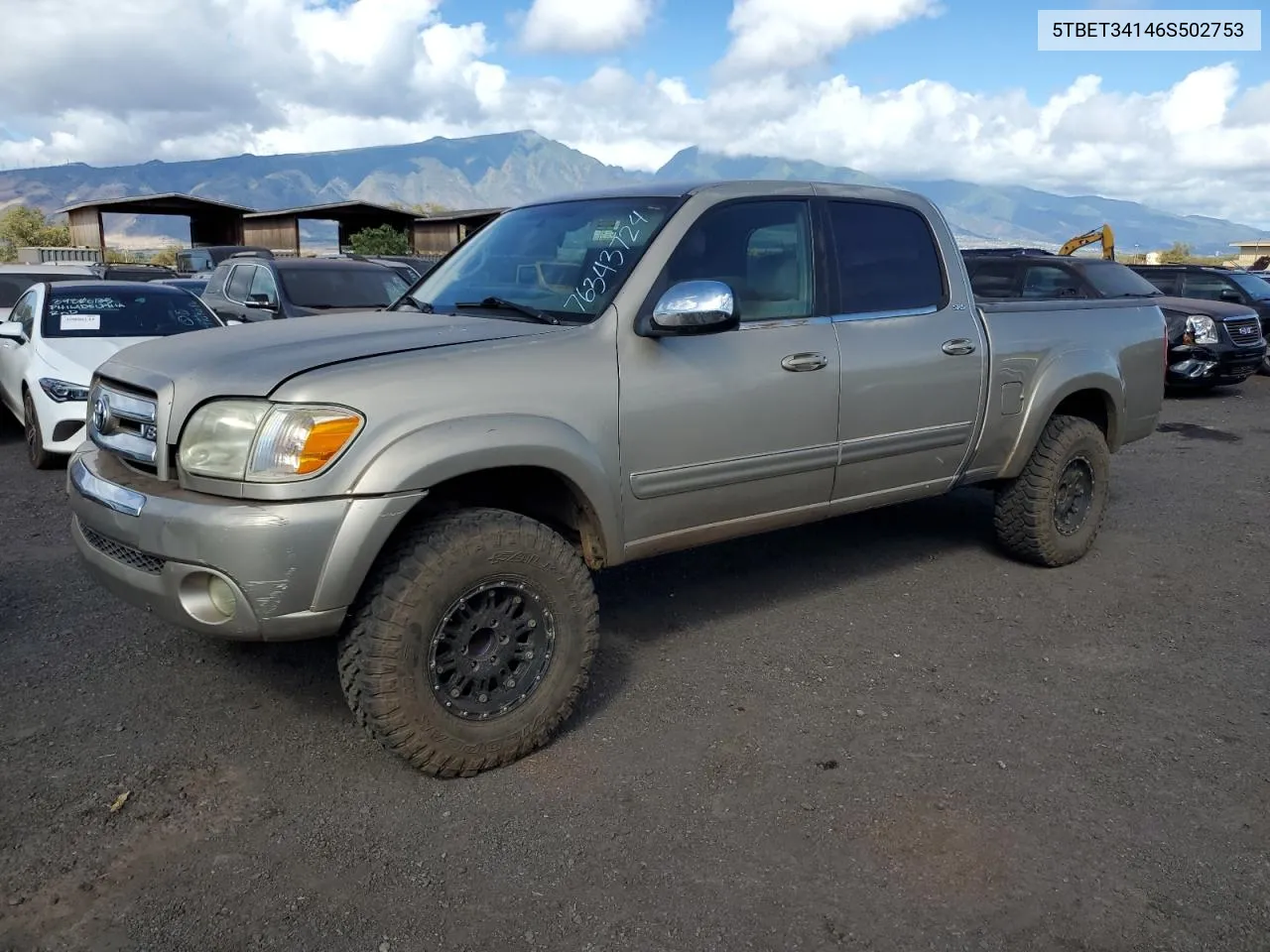 2006 Toyota Tundra Double Cab Sr5 VIN: 5TBET34146S502753 Lot: 76343724