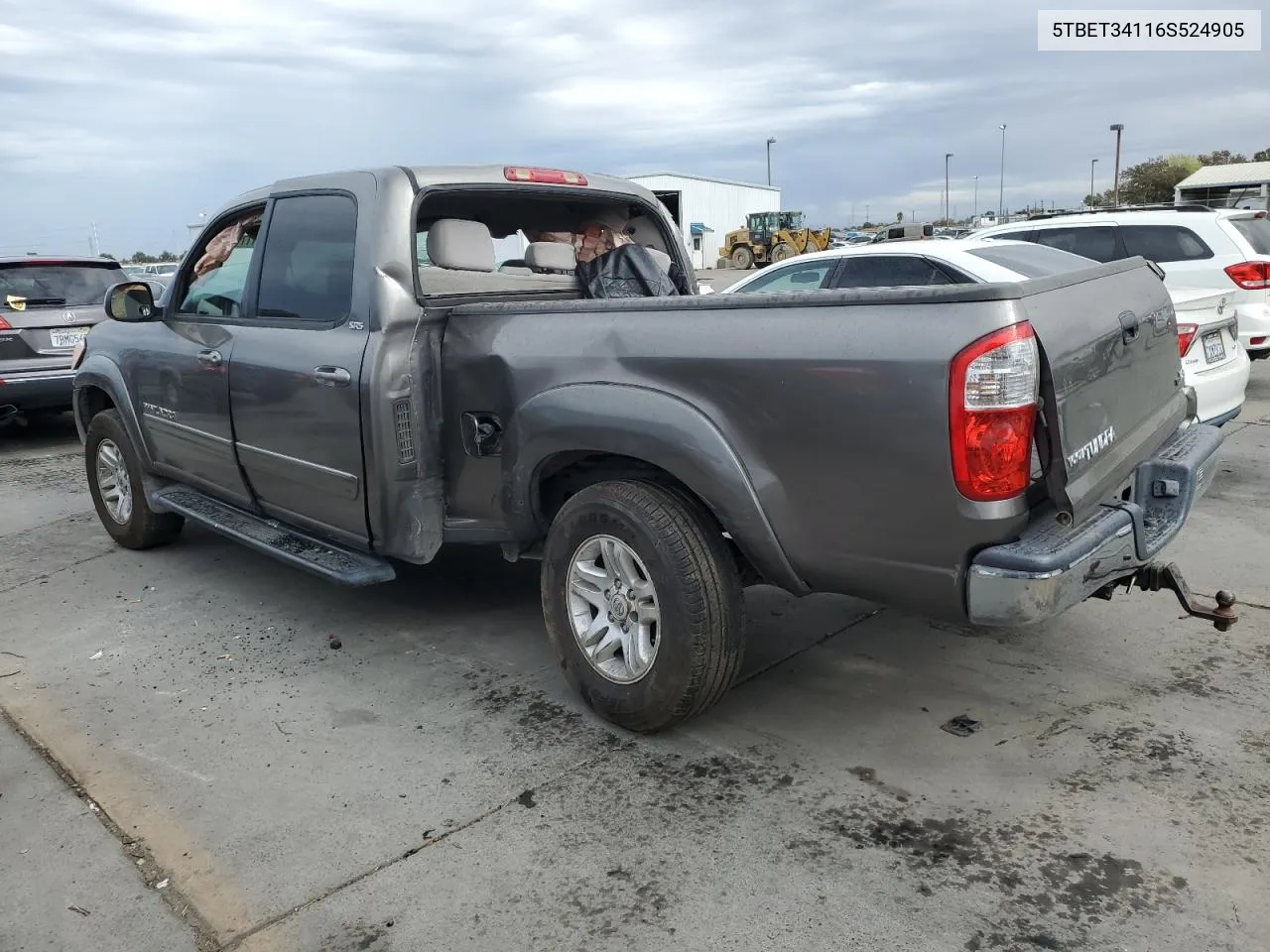 2006 Toyota Tundra Double Cab Sr5 VIN: 5TBET34116S524905 Lot: 76377754