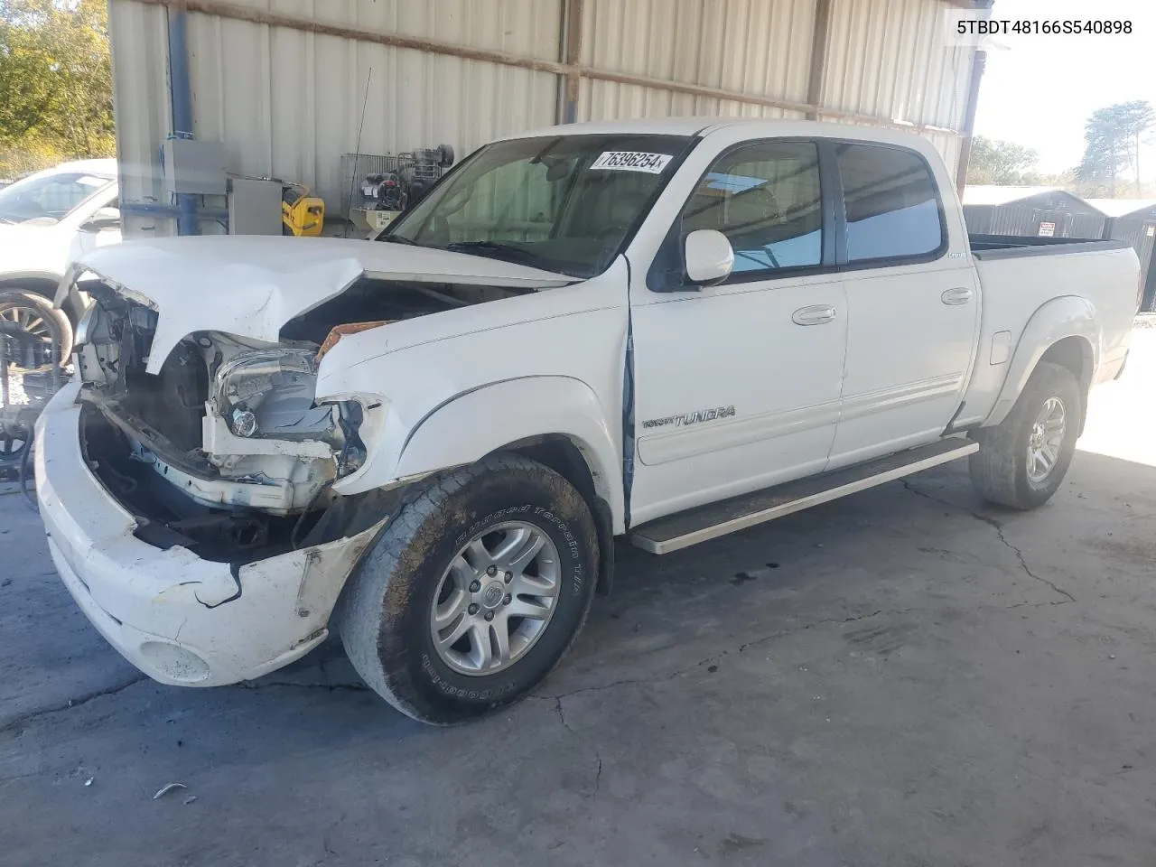 2006 Toyota Tundra Double Cab Limited VIN: 5TBDT48166S540898 Lot: 76396254