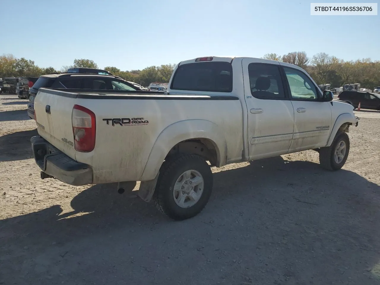 5TBDT44196S536706 2006 Toyota Tundra Double Cab Sr5