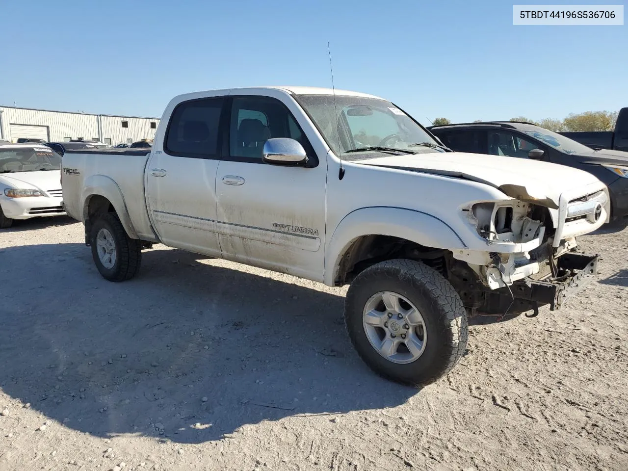 5TBDT44196S536706 2006 Toyota Tundra Double Cab Sr5