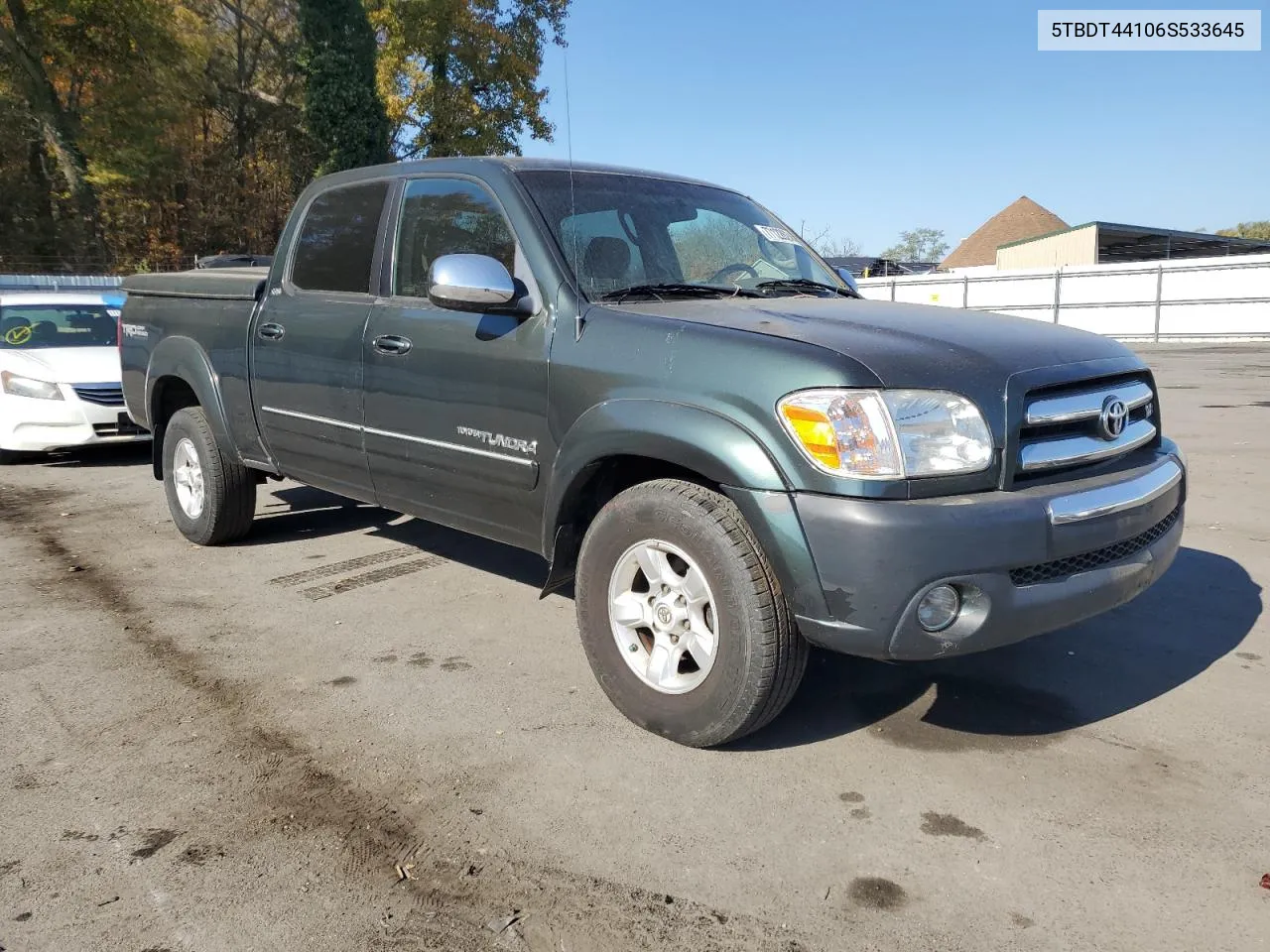 2006 Toyota Tundra Double Cab Sr5 VIN: 5TBDT44106S533645 Lot: 77122624