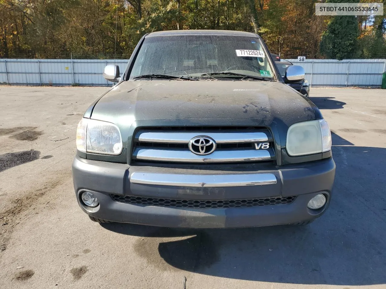 2006 Toyota Tundra Double Cab Sr5 VIN: 5TBDT44106S533645 Lot: 77122624