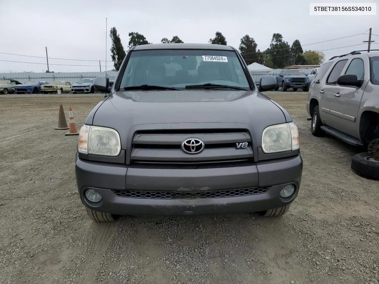 2006 Toyota Tundra Double Cab Limited VIN: 5TBET38156S534010 Lot: 77564524