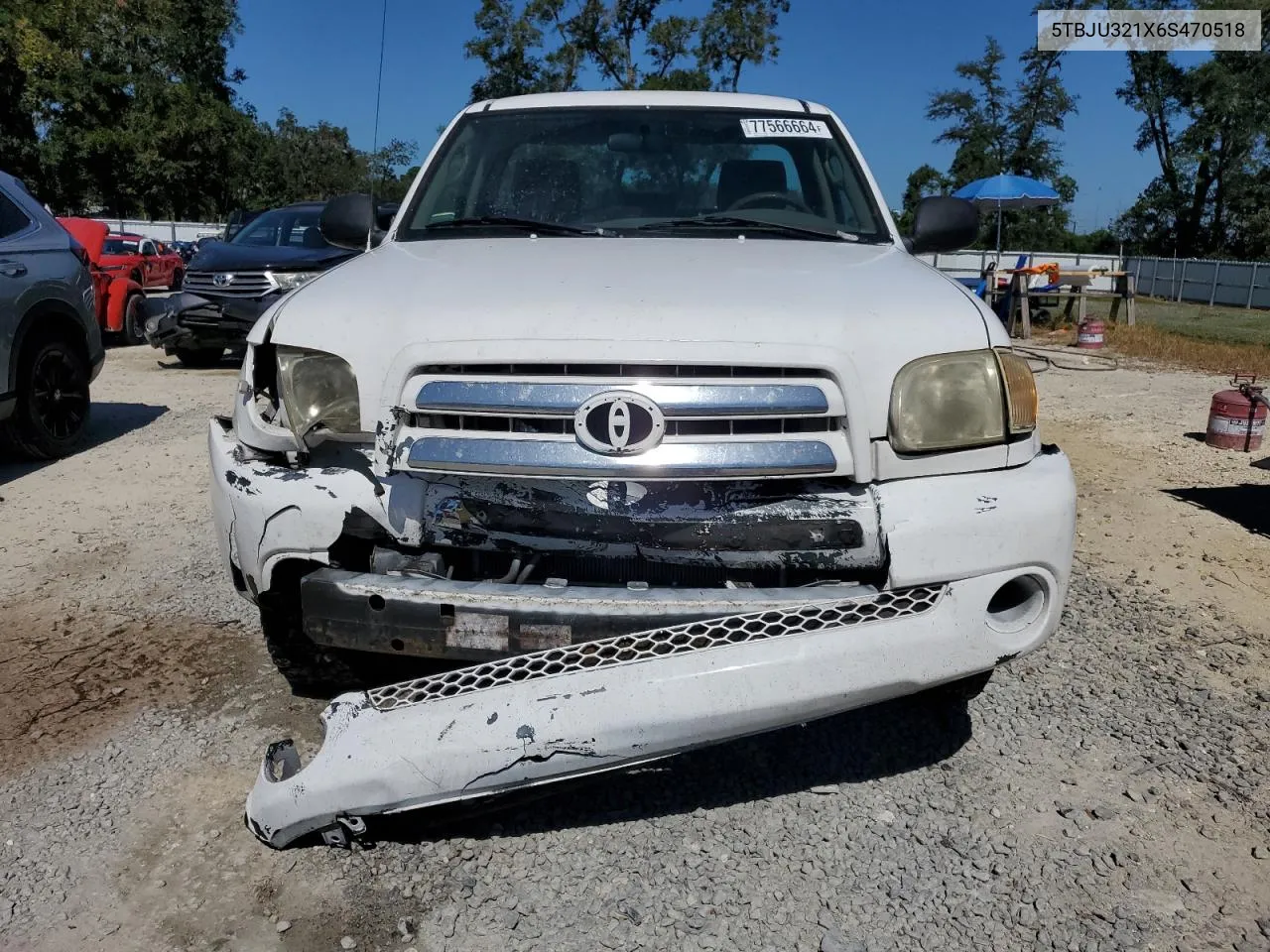 2006 Toyota Tundra VIN: 5TBJU321X6S470518 Lot: 77566664