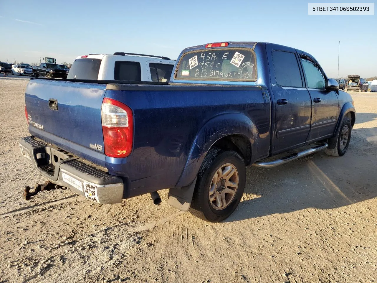 2006 Toyota Tundra Double Cab Sr5 VIN: 5TBET34106S502393 Lot: 77643344