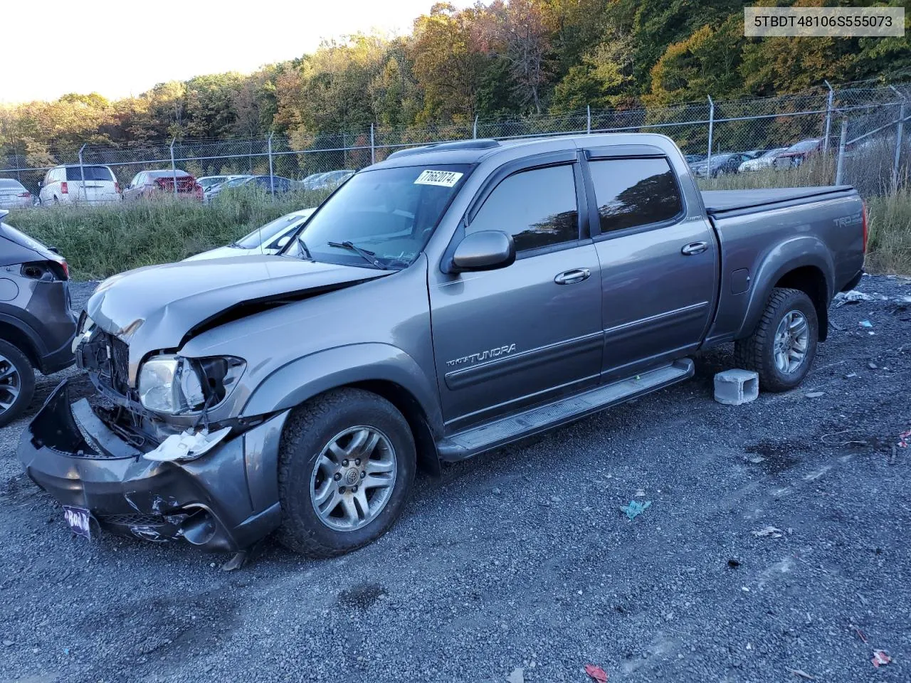 2006 Toyota Tundra Double Cab Limited VIN: 5TBDT48106S555073 Lot: 77662074