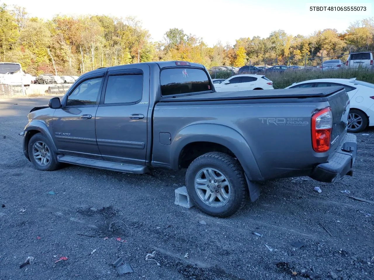 2006 Toyota Tundra Double Cab Limited VIN: 5TBDT48106S555073 Lot: 77662074