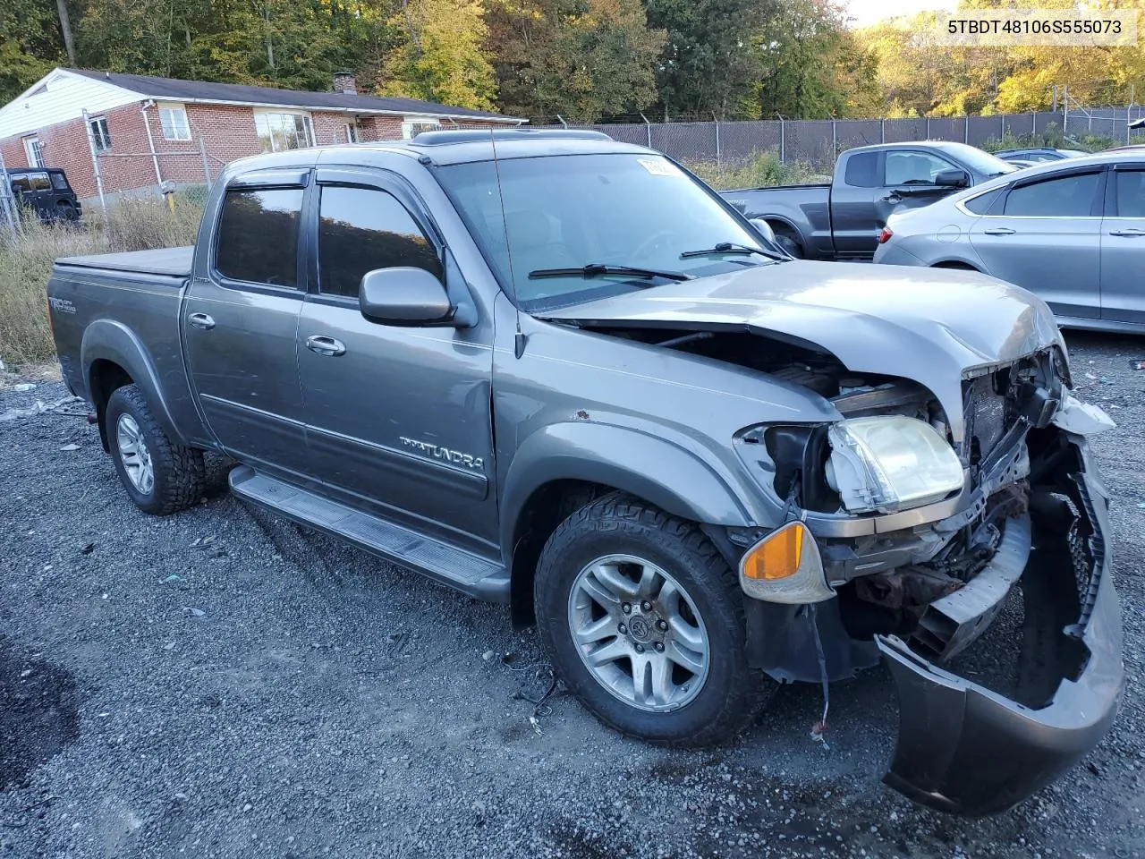 2006 Toyota Tundra Double Cab Limited VIN: 5TBDT48106S555073 Lot: 77662074