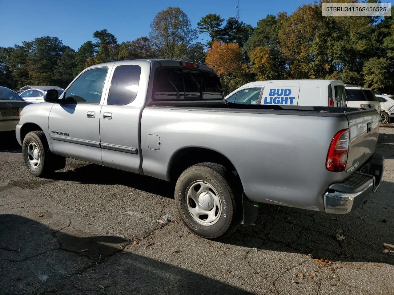 2006 Toyota Tundra Access Cab Sr5 VIN: 5TBRU34136S456525 Lot: 77695434