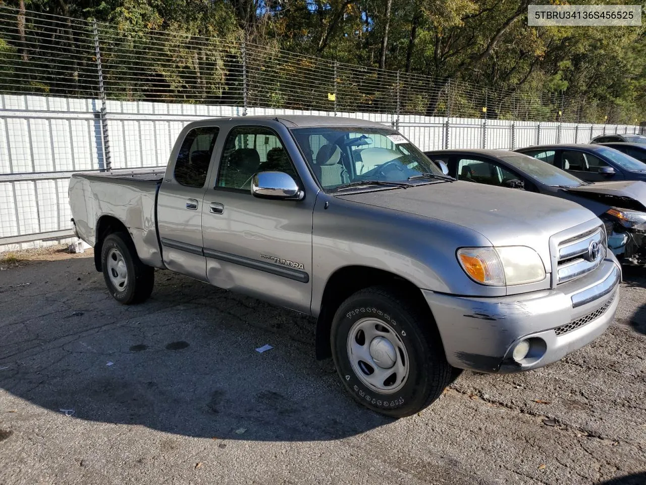 2006 Toyota Tundra Access Cab Sr5 VIN: 5TBRU34136S456525 Lot: 77695434