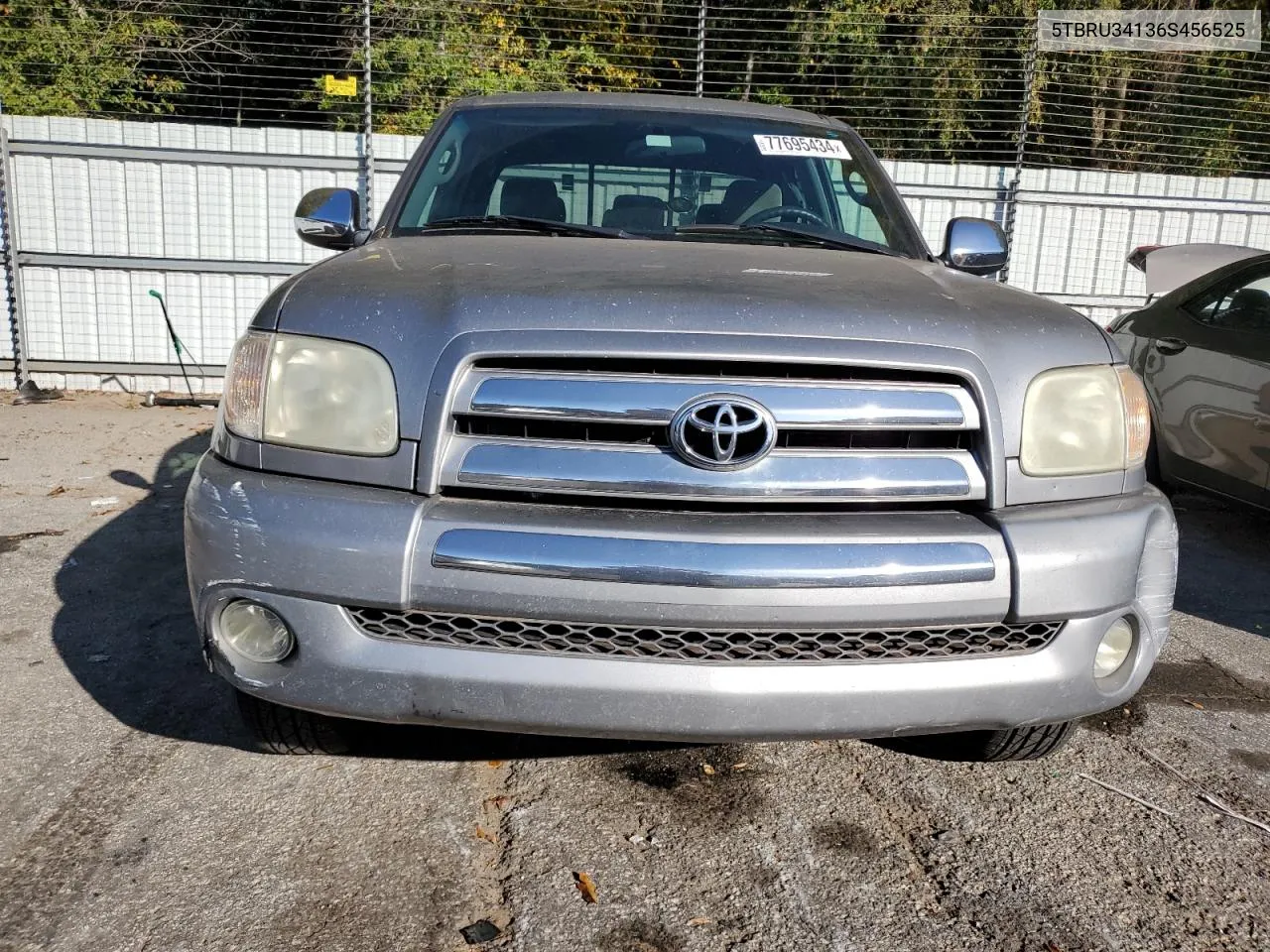 2006 Toyota Tundra Access Cab Sr5 VIN: 5TBRU34136S456525 Lot: 77695434