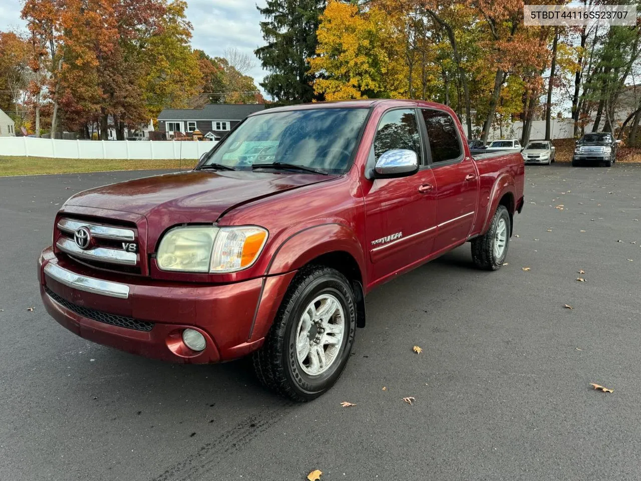 2006 Toyota Tundra Double Cab Sr5 VIN: 5TBDT44116S523707 Lot: 78156324