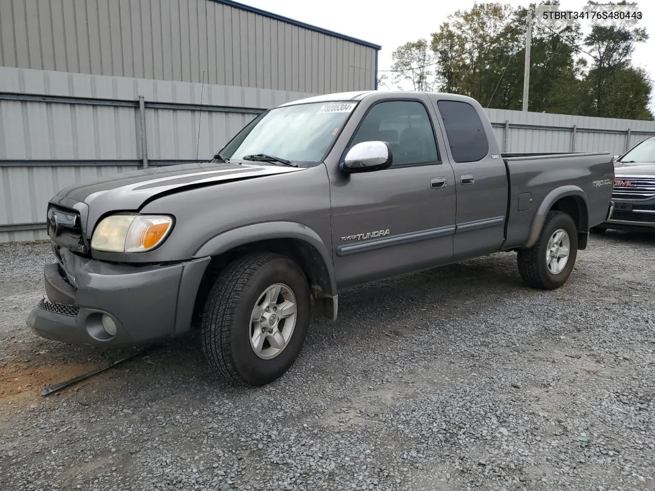 2006 Toyota Tundra Access Cab Sr5 VIN: 5TBRT34176S480443 Lot: 78205304