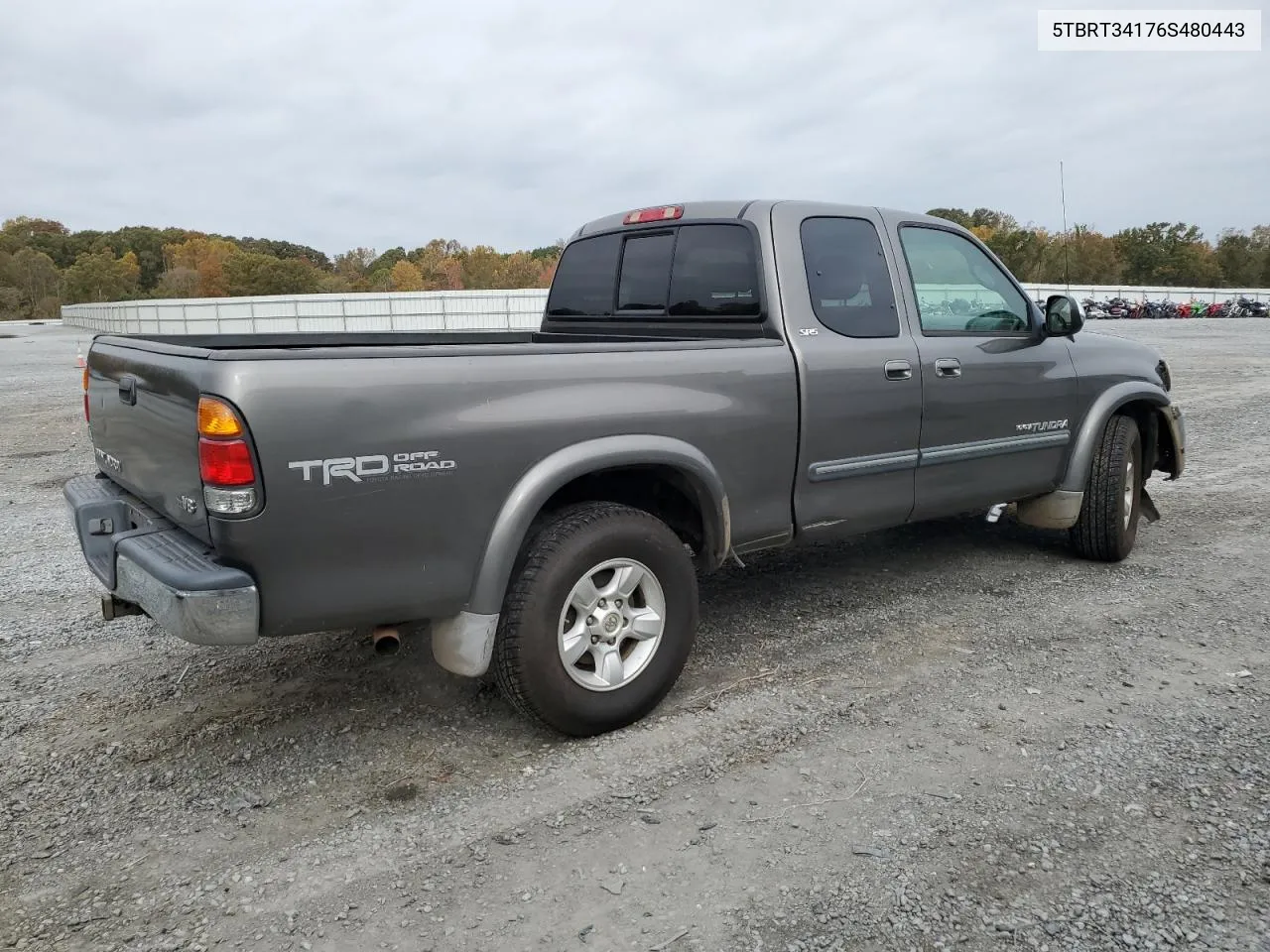 2006 Toyota Tundra Access Cab Sr5 VIN: 5TBRT34176S480443 Lot: 78205304