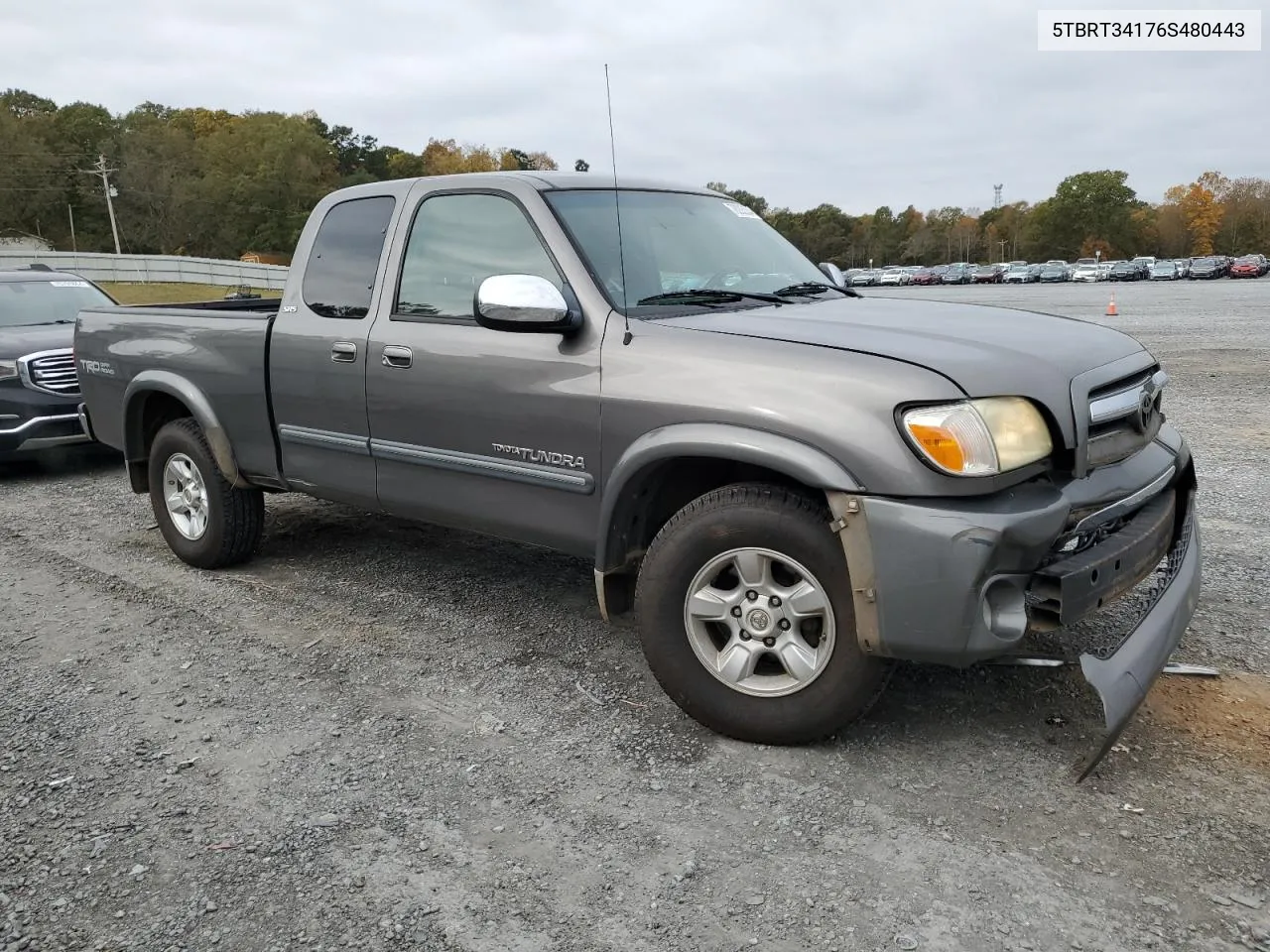 2006 Toyota Tundra Access Cab Sr5 VIN: 5TBRT34176S480443 Lot: 78205304