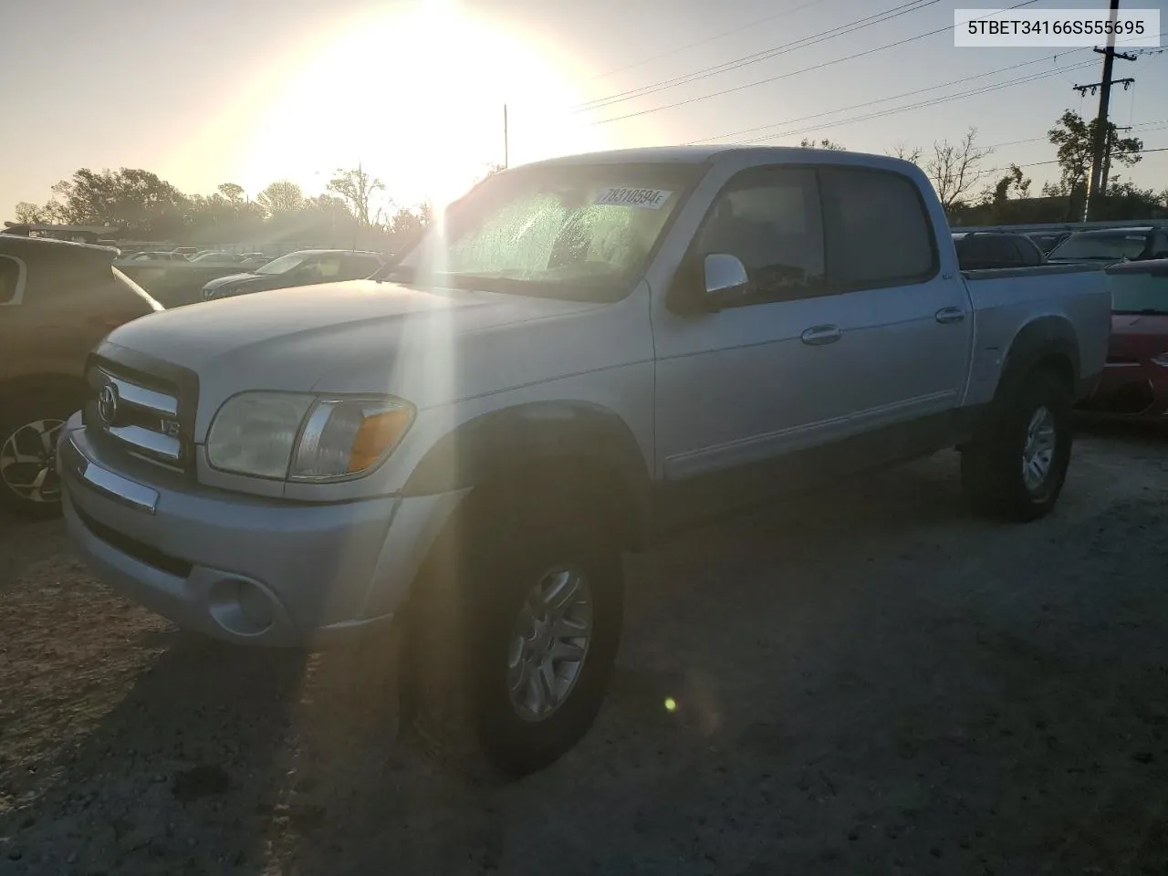 2006 Toyota Tundra Double Cab Sr5 VIN: 5TBET34166S555695 Lot: 78310594