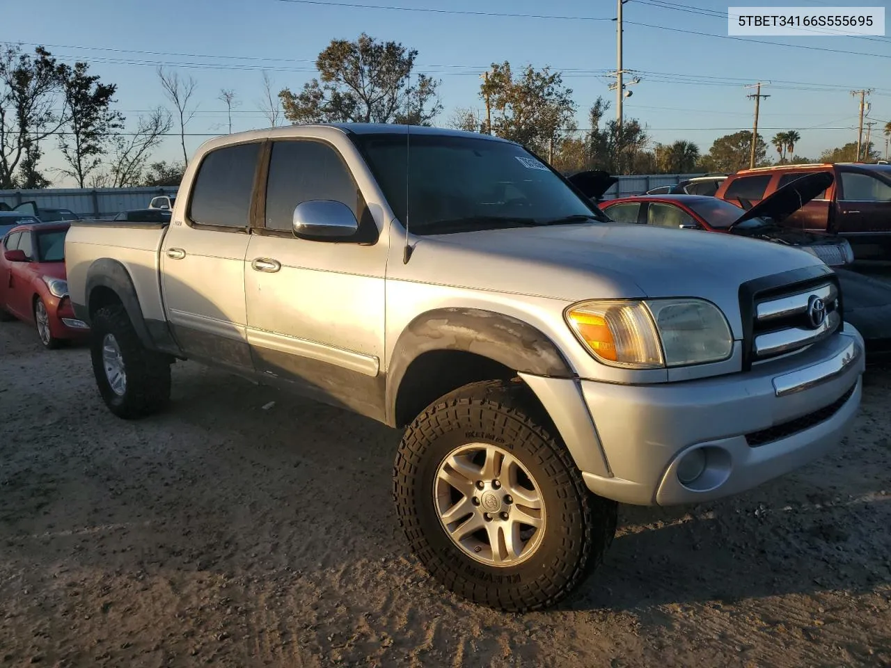 2006 Toyota Tundra Double Cab Sr5 VIN: 5TBET34166S555695 Lot: 78310594