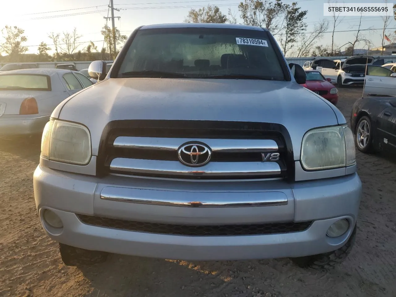 2006 Toyota Tundra Double Cab Sr5 VIN: 5TBET34166S555695 Lot: 78310594