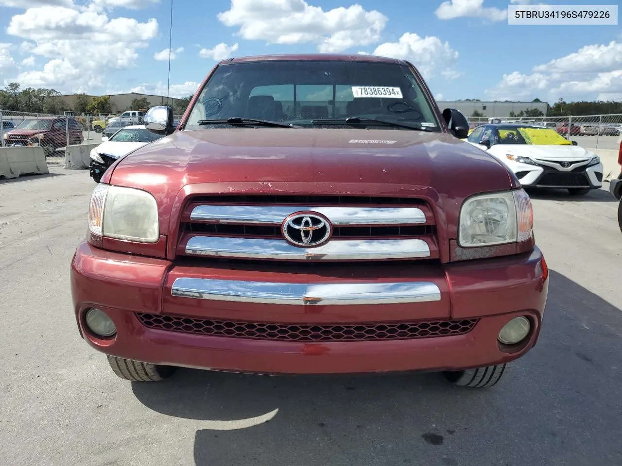 2006 Toyota Tundra Access Cab Sr5 VIN: 5TBRU34196S479226 Lot: 78386394