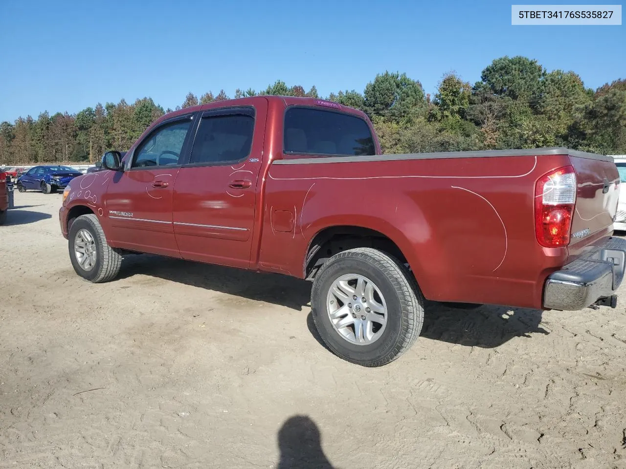 2006 Toyota Tundra Double Cab Sr5 VIN: 5TBET34176S535827 Lot: 78803944