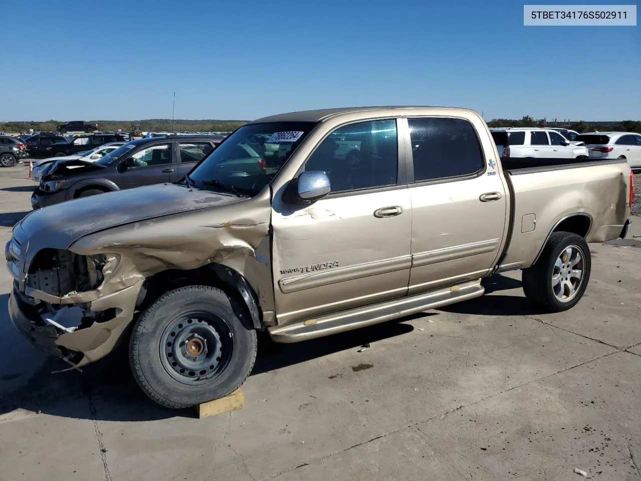 2006 Toyota Tundra Double Cab Sr5 VIN: 5TBET34176S502911 Lot: 78862264