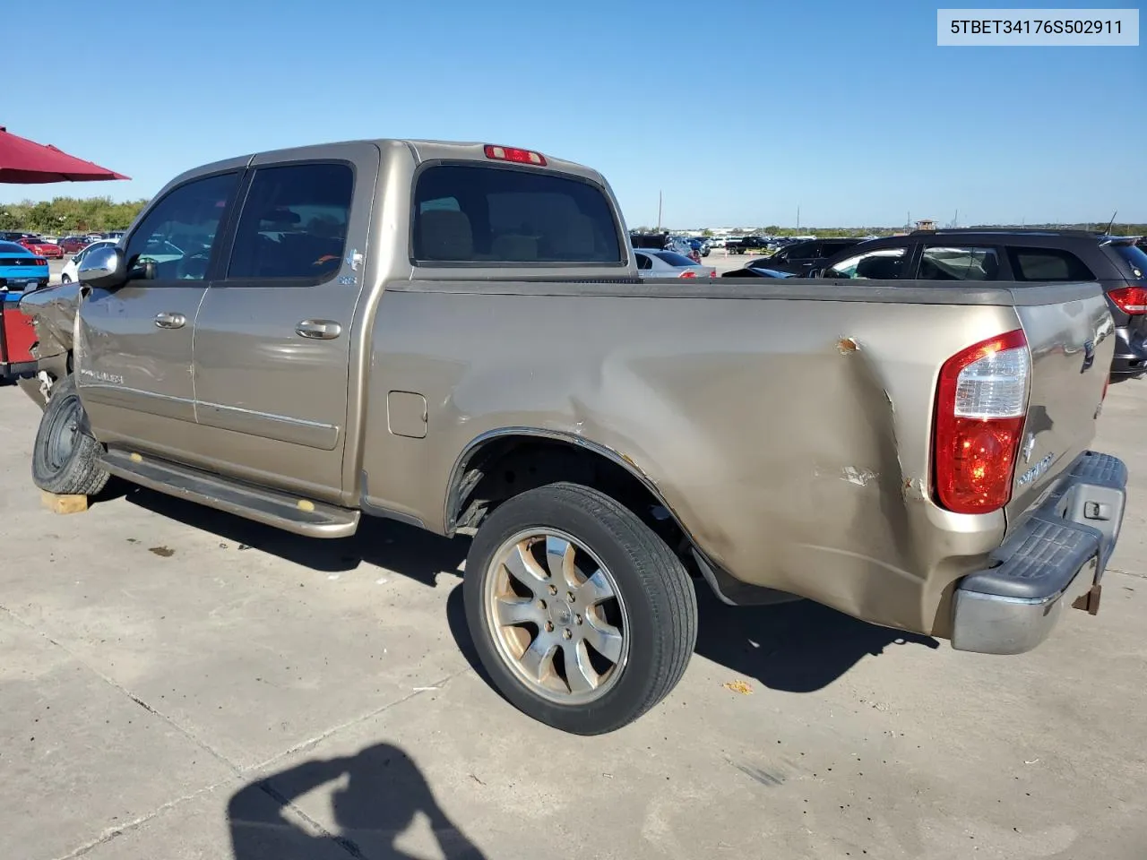 2006 Toyota Tundra Double Cab Sr5 VIN: 5TBET34176S502911 Lot: 78862264