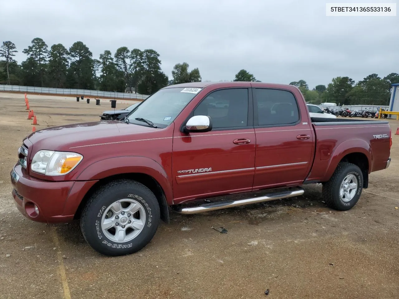 2006 Toyota Tundra Double Cab Sr5 VIN: 5TBET34136S533136 Lot: 78936334