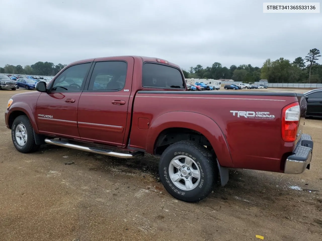 2006 Toyota Tundra Double Cab Sr5 VIN: 5TBET34136S533136 Lot: 78936334