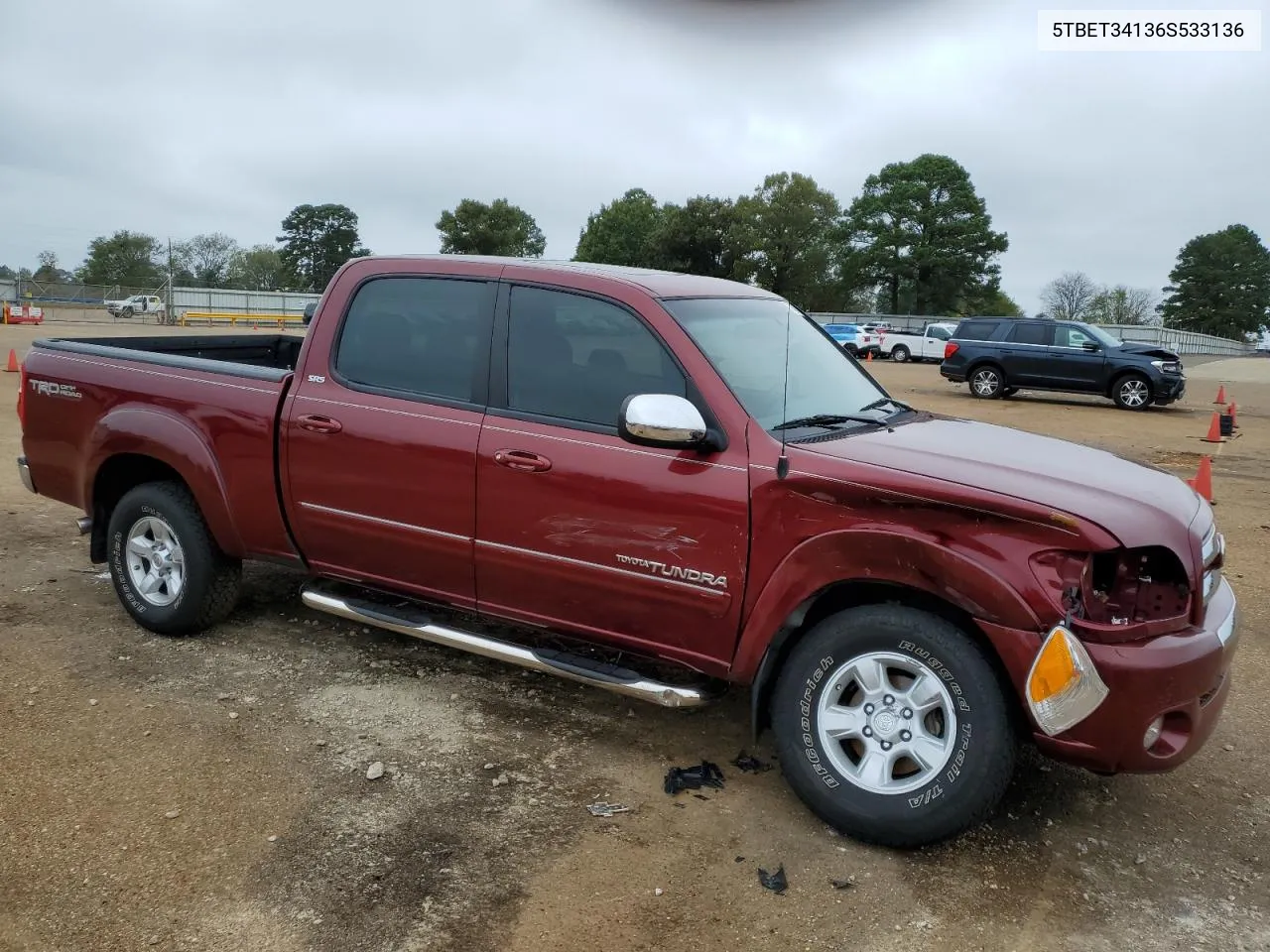 2006 Toyota Tundra Double Cab Sr5 VIN: 5TBET34136S533136 Lot: 78936334