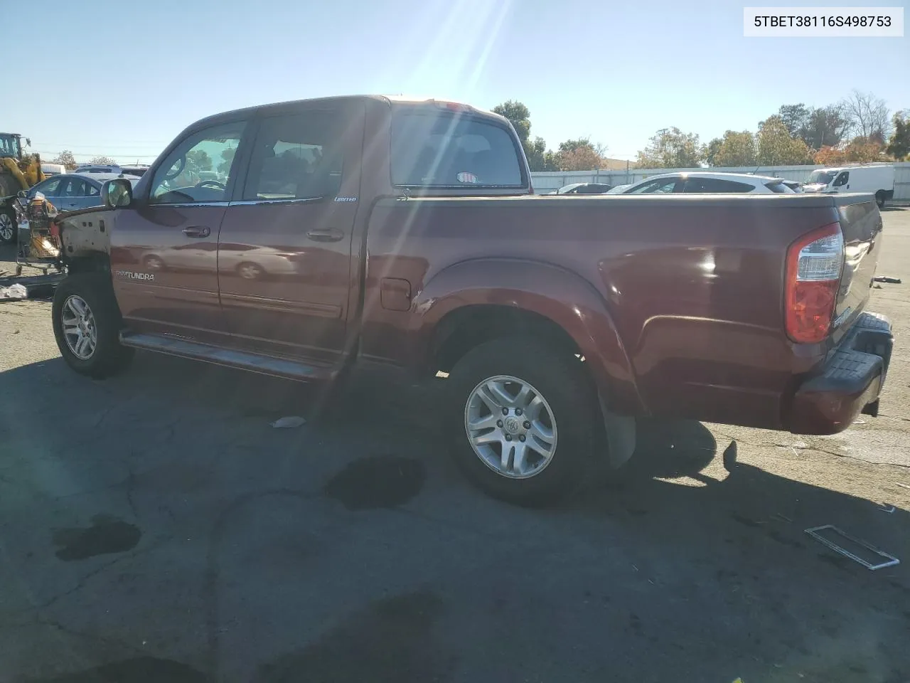 2006 Toyota Tundra Double Cab Limited VIN: 5TBET38116S498753 Lot: 78942844