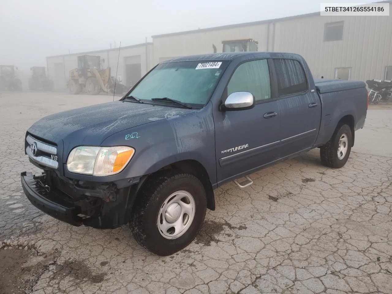 2006 Toyota Tundra Double Cab Sr5 VIN: 5TBET34126S554186 Lot: 79021484