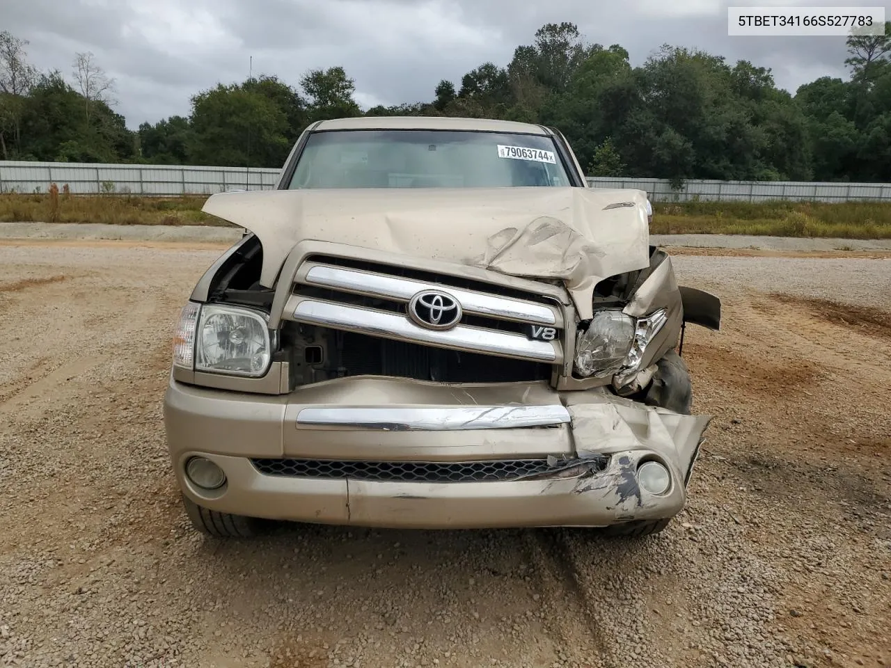 2006 Toyota Tundra Double Cab Sr5 VIN: 5TBET34166S527783 Lot: 79063744