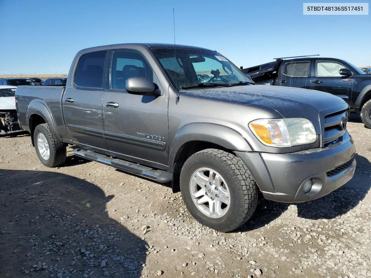 2006 Toyota Tundra Double Cab Limited VIN: 5TBDT48136S517451 Lot: 79334554