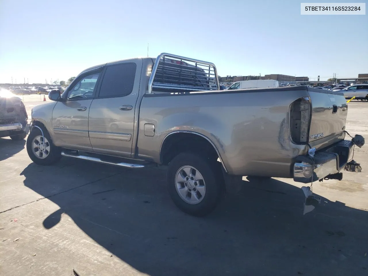 2006 Toyota Tundra Double Cab Sr5 VIN: 5TBET34116S523284 Lot: 79357694