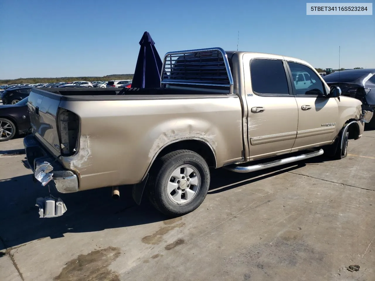 2006 Toyota Tundra Double Cab Sr5 VIN: 5TBET34116S523284 Lot: 79357694