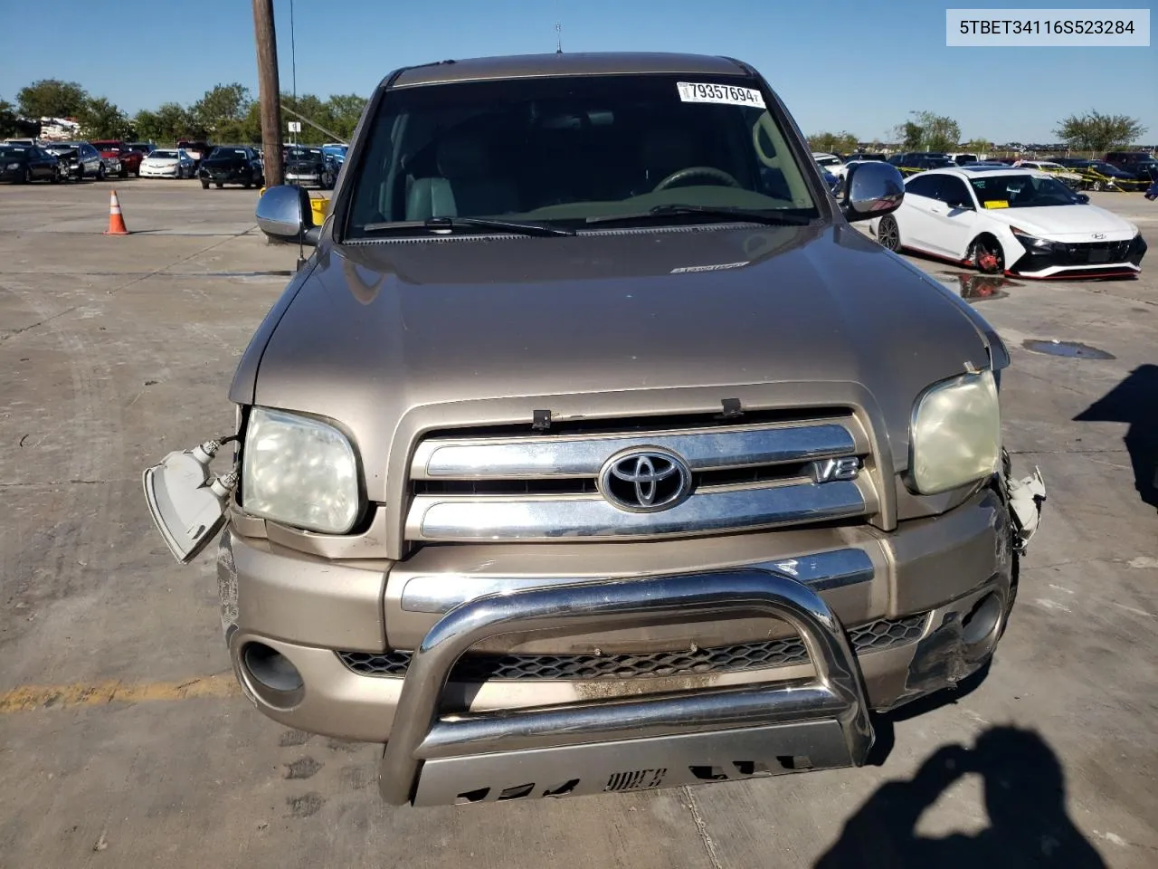 2006 Toyota Tundra Double Cab Sr5 VIN: 5TBET34116S523284 Lot: 79357694