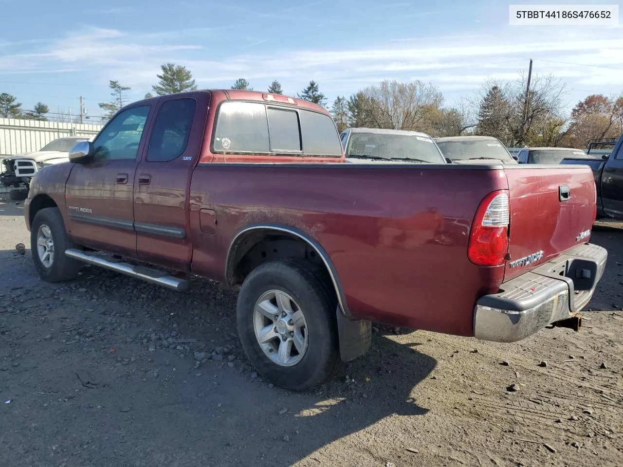 2006 Toyota Tundra Access Cab Sr5 VIN: 5TBBT44186S476652 Lot: 79423884