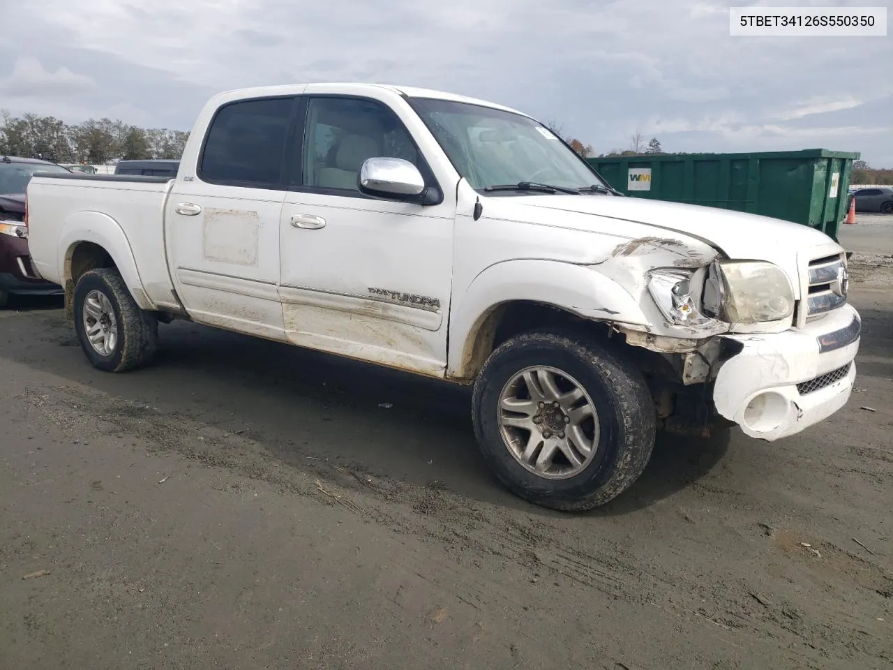 2006 Toyota Tundra Double Cab Sr5 VIN: 5TBET34126S550350 Lot: 79601124