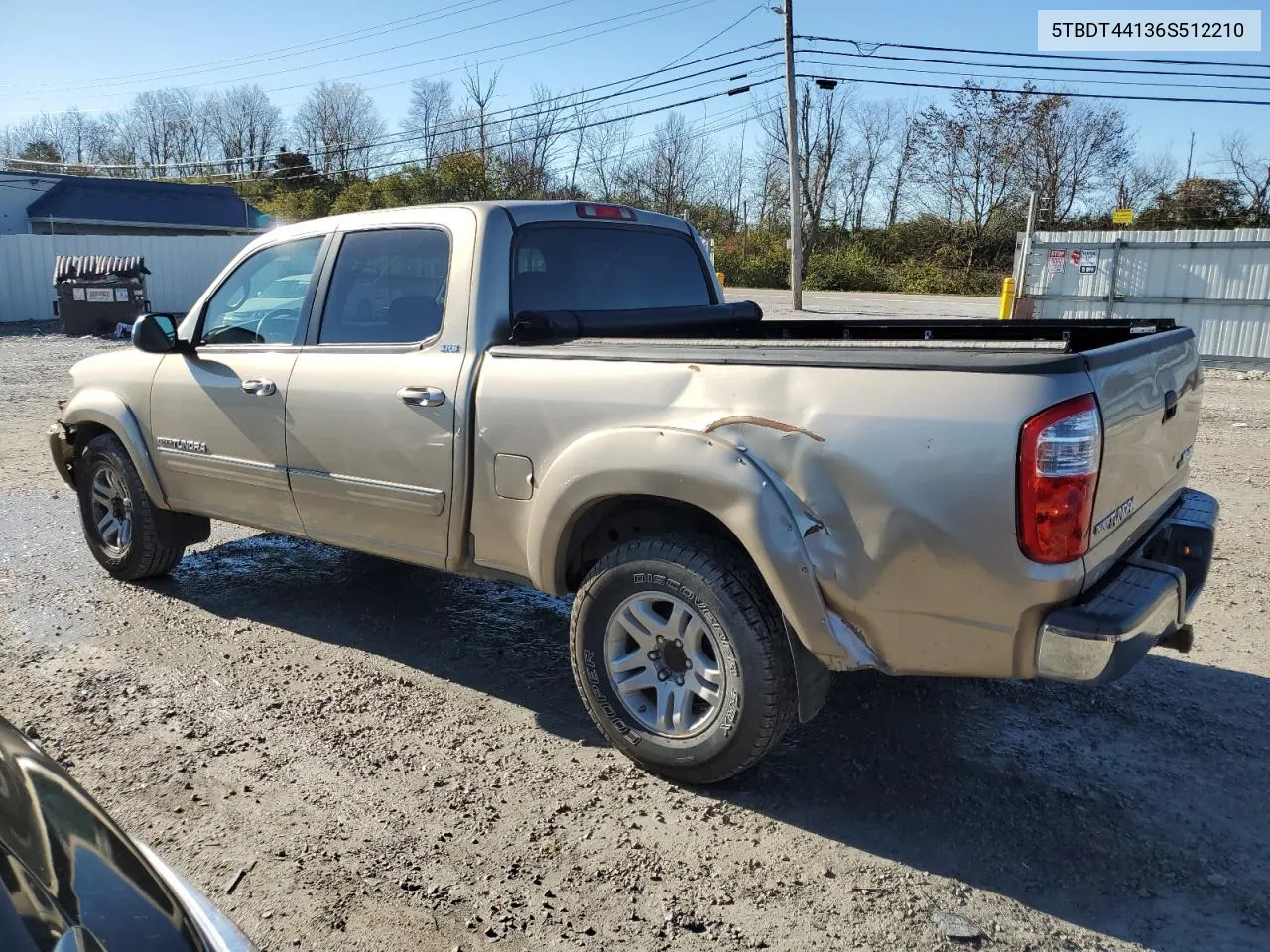 5TBDT44136S512210 2006 Toyota Tundra Double Cab Sr5